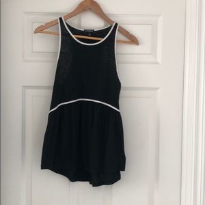 Black tank top